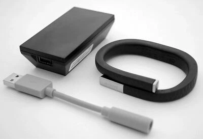 Jawbone UP Wristband LARGE Black Onyx 2nd Gen Fitness Diet Tracker Bracelet band - Image 1 of 4