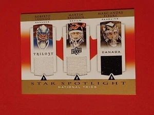 2013-14 Trilogy Canada Star Spotlight Jersey #CAN-NET Brodeur Fleury Luongo SP - Imagen 1 de 2
