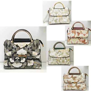 Bolso de Mano Boutique con Patrón Floral Mujer Imitación Cuero Pequeño Bolso con Asa Superior de Hombro - Imagen 1 de 17
