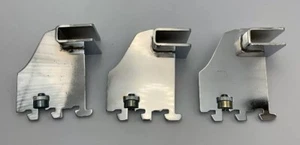 3" Soporte Tubo Rectangular Resistente Pared Estándar NEGRO Lote de 3 It/498 - Imagen 1 de 10