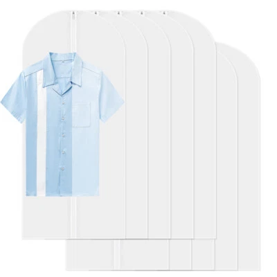 5/10 Pack Hanging Clothes Garment Bags Dress Cover Suit Bags for Closet Storage  - Image 1 of 4