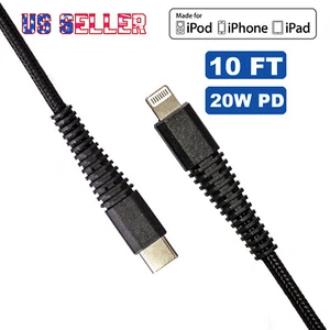 Wholesale USB-C to iPhone Cable PD Fast Charger For iPhone 14 13 12/Pro Max Cord - Picture 1 of 10