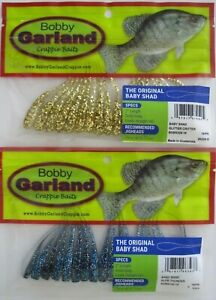 2 - Bobby Garland Crappie Baits - Baby Shad - 2" - 18/Pk - CLEARANCE!