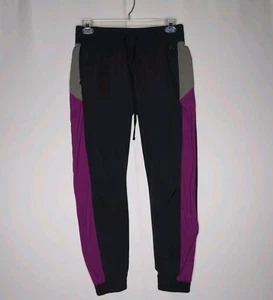 Oakley Jogger Pants Womens Medium Drawstring Elastic Waist Pockets Pull-On Black - Picture 1 of 12