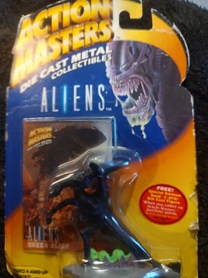 Nuevo en Paquete Kenner Action Masters Aliens Die Cast Metal Coleccionables, Queen Alien, 62614 Foto 1 de 2