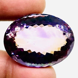VVS 114 Cts Certified Natural Ametrine Oval Cut Huge Untreated Dazzling Gemstone - Picture 1 of 22