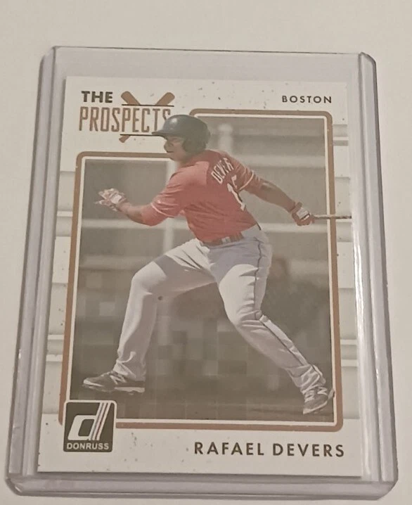 2017 Donruss Rafael Devers The Prospects Baseball Card! No. TP-7 Boston Red Sox - Image 1 of 2