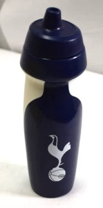 Tottenham Hotspurs Water Bottle Spurs 600ml Squeeze Navy & White Sports Bottle - Picture 1 of 4