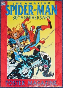 SPIDER-MAN 30th ANNIVERSARY POSTER MAGAZINE~SIGNED STAN LEE~McFARLANE~BAGLEY~COA - Picture 1 of 15