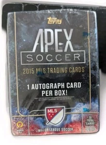 Sealed MLS Topps 2015 Apex Soccer Sports Card BLASTER Box 32 Cards, 1 Autograph - Picture 1 of 6