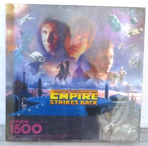 De colección 1997 Star Wars Springbok El Imperio Contraataca 1500 Piezas Puzzle Sellado - Imagen 1 de 11