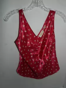 Camicia vintage Victorias Secret Gold Label rosa taglia S raso donna anni 80 - Foto 1 di 3