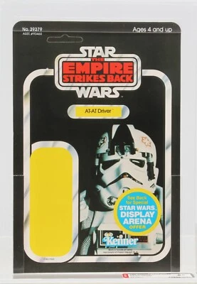 Star Wars 1981 Vintage Kenner ESB 45 Back AT-AT Driver Proof Card AFA 85 - Image 1 of 4