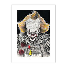 Wayne Maguire Tattooed Pennywise It Clown Inked Ikon Canvas Art Print