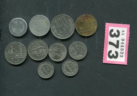 Lot of   10   coins of   Romania Cover
