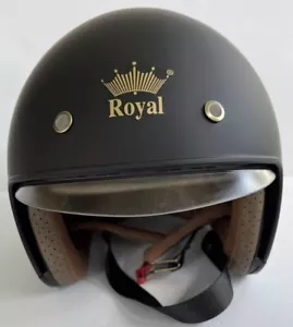Royal M139 Open Face Motorcycle Helmet - Retro Motorcycle 3/4 Vespa Helmet, M - Picture 1 of 15