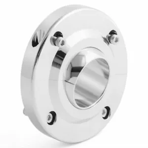 For 1.75" Column Chrome CNC Billet Aluminum Steering Column Swivel Floor Mount - Picture 1 of 10