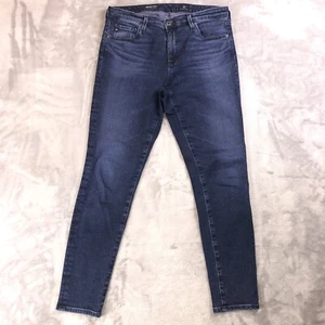 Adriano Goldschmied Damen 30R Super Skinny Ankle Dark Wash Jeans Legging - Bild 1 von 8