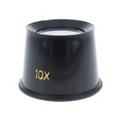 ToolTreaux 10X Jewelers Loupe 25mm Diameter Glass Lens Magnifier Plastic