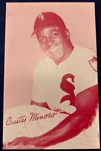 1980 Exhibit Red Tint Orestes Minoso Chicago White Sox - Picture 1 of 6