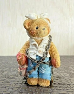 1994 Enesco Cherished Teddies "Jacob Bearly,You Will Be Haunted By Three Spirit" - Picture 1 of 5