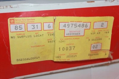 Amortiguadores delanteros nuevos Chevy Bel Air One-Fifty serie Two-Ten BX NOS 4975486? Foto 1 de 4