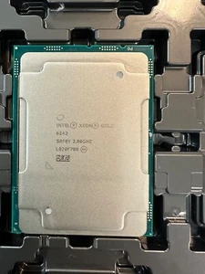 Intel Xeon Gold 6242 2.8 GHz 16 Cores SRF8Y CD8069504194101 - Picture 1 of 1