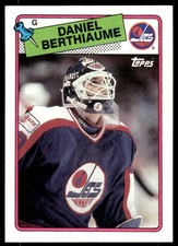 1988-89 NHL Topps Daniel Berthiaume Winnipeg Jets #142