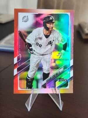 Takashi Toritani 2021 Topps NPB #181 Orange #'d 04/25 - Image 1 of 3