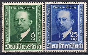 Germany's Third Reich Mi# 760-761 MNH 50th Anni. of Development of Diphtheria  * - Picture 1 of 1