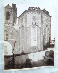 ANTICA FOTOGRAFIA FOTO GALATINA LECCE PUGLIA CHIESA S. CATERINA ARTE STORIA 1890 - Picture 1 of 2