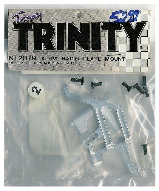 Vintage 1/10 RC Touring Car Part Trinity Reflex NT Aluminum NT2079 Plate Mount  - Image 1 of 1