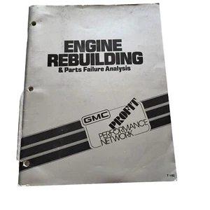 Engine Rebuilding and Parts Failure Analysis GMC Profit Performance Network Book - Picture 1 of 12
