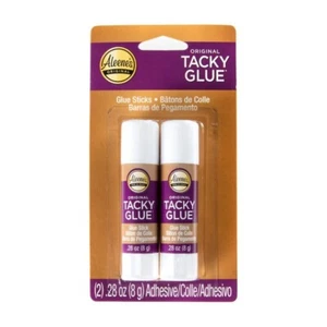 Aleene's ORIGINAL TACKY GLUE STICKS 2pk - Adhesive Dries Clear - Picture 1 of 1