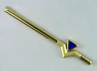 Krawatten-Klammer, -Nadel, -Schieber,  Lapis-Lazuli in Gold  333/ooo