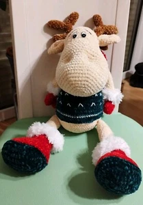 💥Süßer weihnachtlicher Elch gehäkelt💥 - Bild 1 von 7