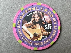 Hard Rock Hotel/Casino Las Vegas - 1st ed -Sheryl Crow Gaming Chip RARE - Picture 1 of 2