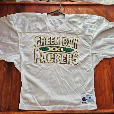 Camiseta de fútbol para mujer Champion Green Bay Packers ropa auténtica en blanco Foto 1 de 4