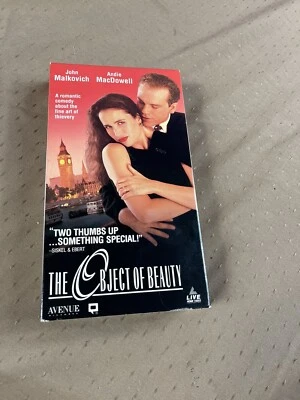 The Object of Beauty VHS 2001 John Malkovich Andie MacDowell Lolita Davidovich  - Image 1 of 2
