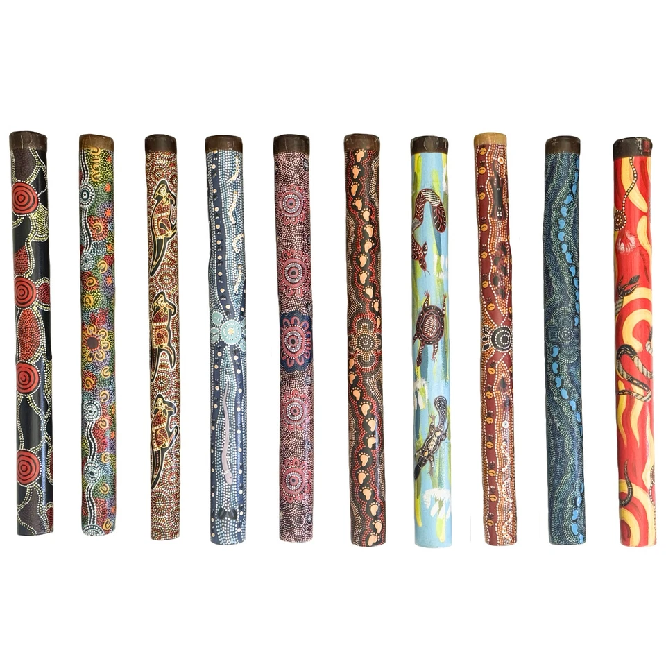 60cm / 24" DIDGERIDOO, BAMBOO - ABORIGINAL ART - AUSTRALIA, SOUVENIR, GIFT