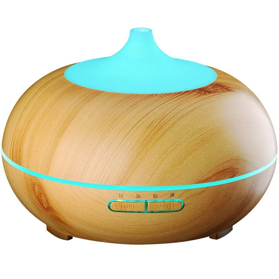 aroma oil diffuser wood electric humidifier ultrasonic air humidifier 10 oz - Image 1 of 4