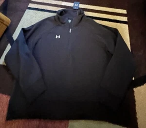 Sudadera Under Armour Mujer Negra Rival 1/2 Cremallera Calce Suelto Talla 1X Nueva con Etiquetas $60 - Imagen 1 de 6