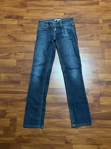 Forever 21 Women's Jeans Fit Straight Leg Mid-Rise Denim Blue Size 25 - Picture 1 of 3