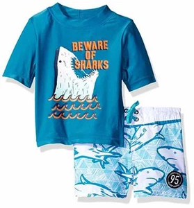 Osh Kosh B'gosh Infant Boys 2pc Rashguard Swim Short Set Size 12M 18M 24M - Picture 1 of 1