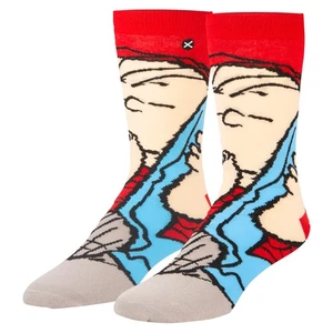 ODD SOX, Calcetines Charlie Brown para Hombre, Estampado de Personaje de Tira de Cómic Peanuts, Adulto - Imagen 1 de 5
