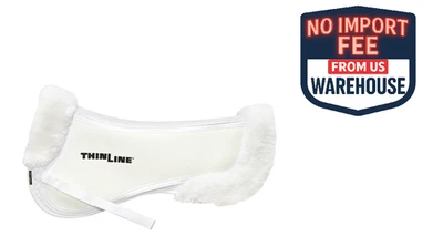 Media almohadilla de algodón ThinLinε Trifecta con rollos de piel de oveja blanca grande 190442!!! Foto 1 de 4