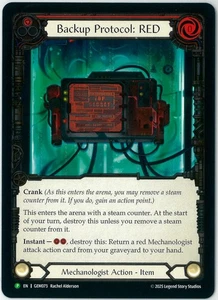 Cold Foil Flesh and Blood Backup Protocol: RED GEM073 GEM Pack 3 Promo Englisch - Bild 1 von 1