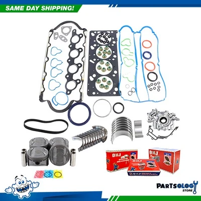 Kit de reconstrucción de motor maestro DNJ EK419M para 00-04 Ford Focus 2,0 L DOHC 16v Cu. 121 Foto 1 de 4