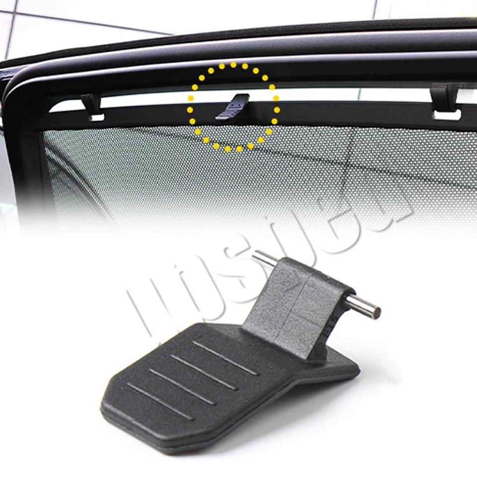 Persiana trasera gancho cortina manija hebillas ventanas para BMW X5 X6 2014-2018 Foto 1 de 4