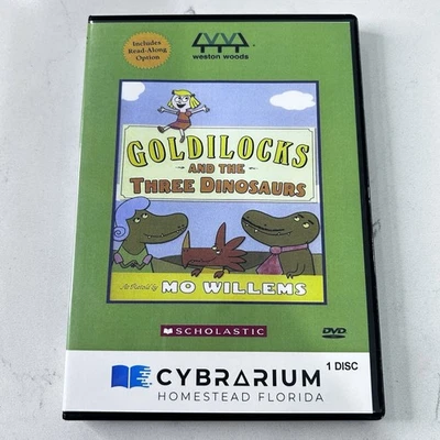 Goldilocks and the Three Dinosaurs DVD Scholastic Story by Mo Willems - Imagem 1 de 4